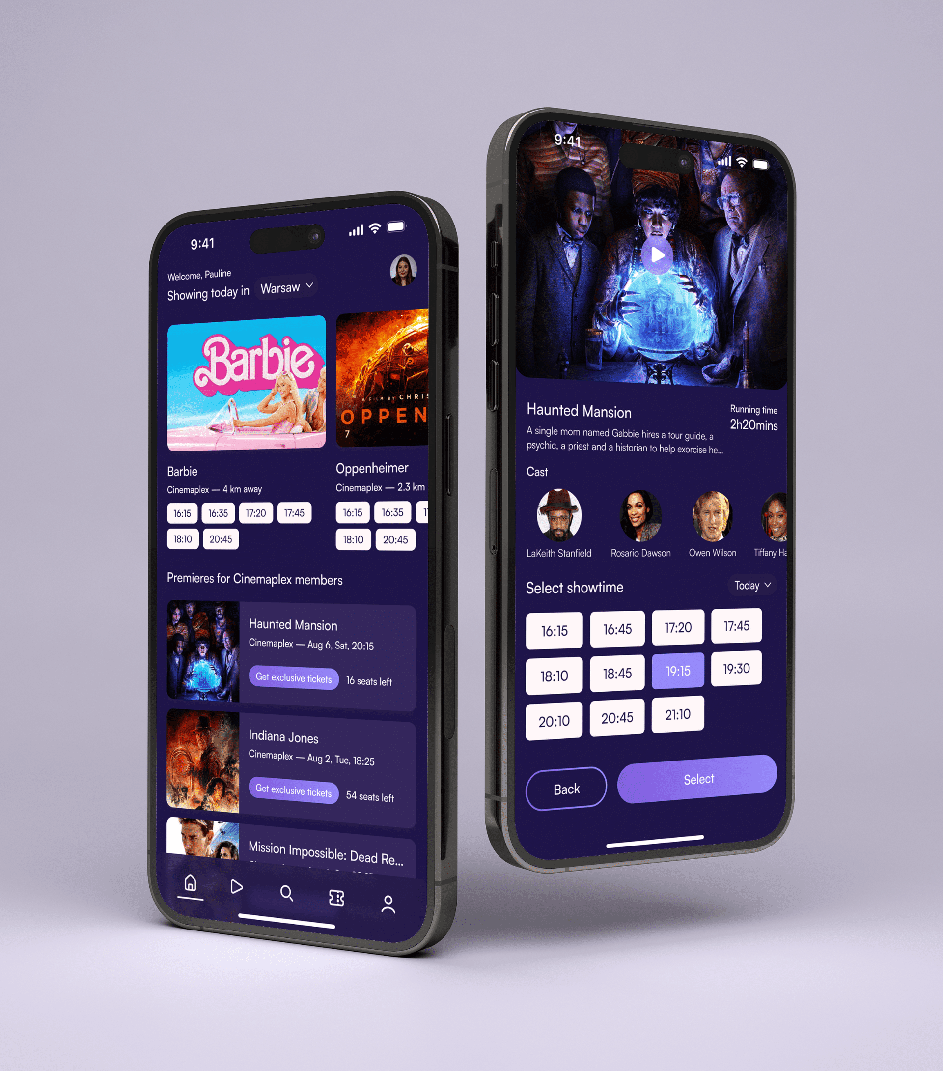 Cinema Mobile App UI UX