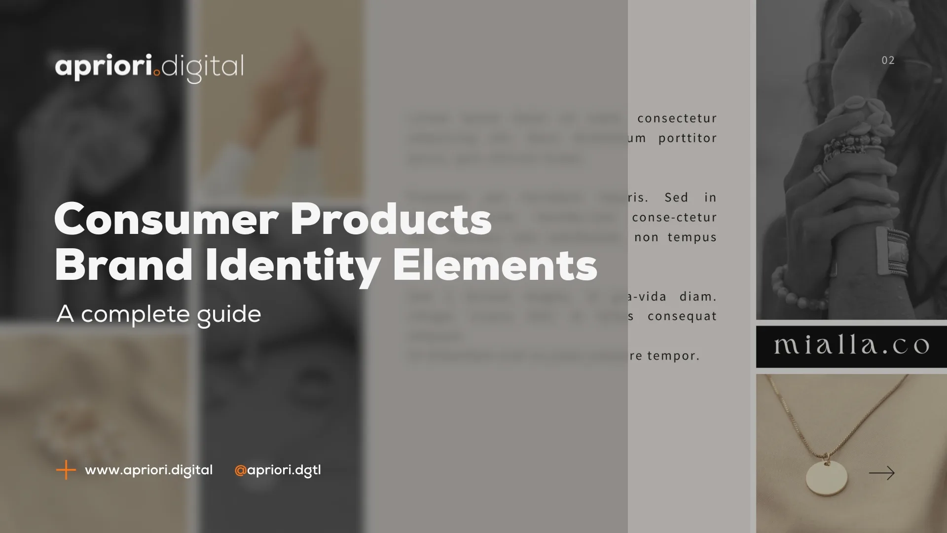 Consumer Products Brand Identity Elements | Apriori Digital